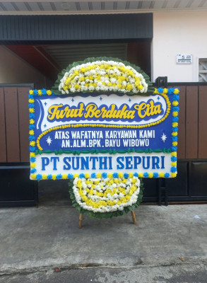 Papan Bunga Duka di Parwata